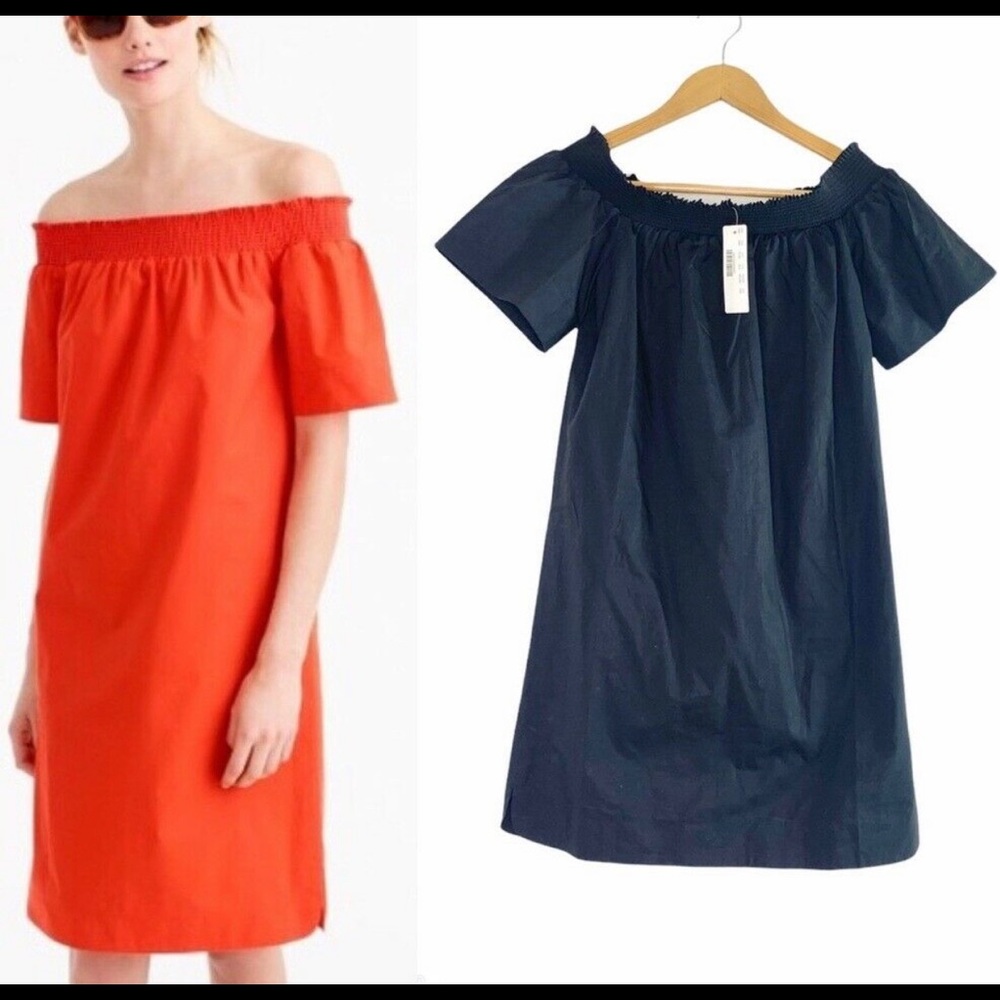 NWT OFF SHOULDER DRESS BY J.CREW